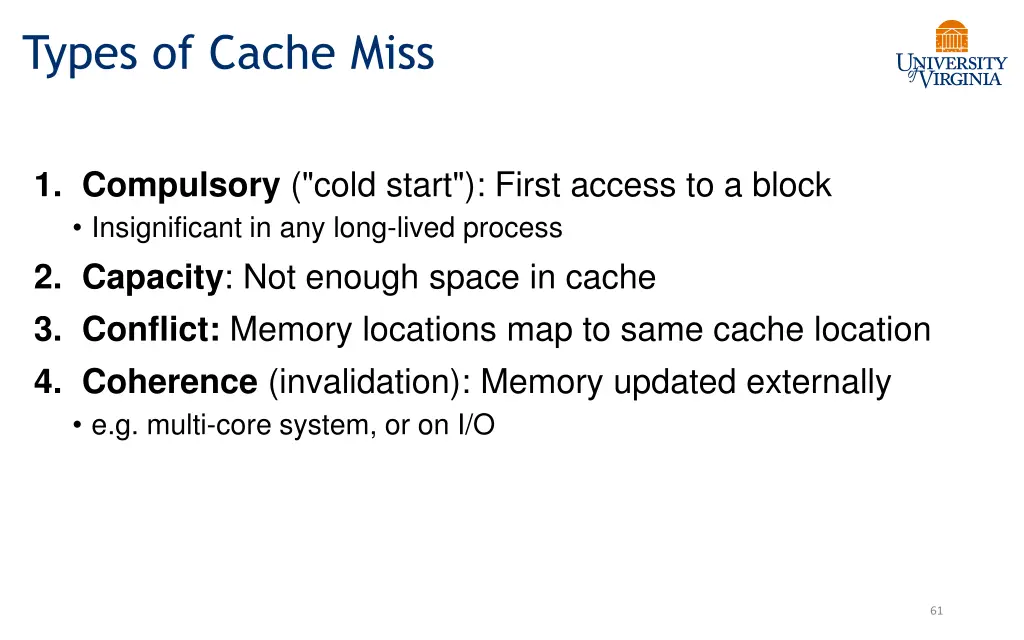 types of cache miss