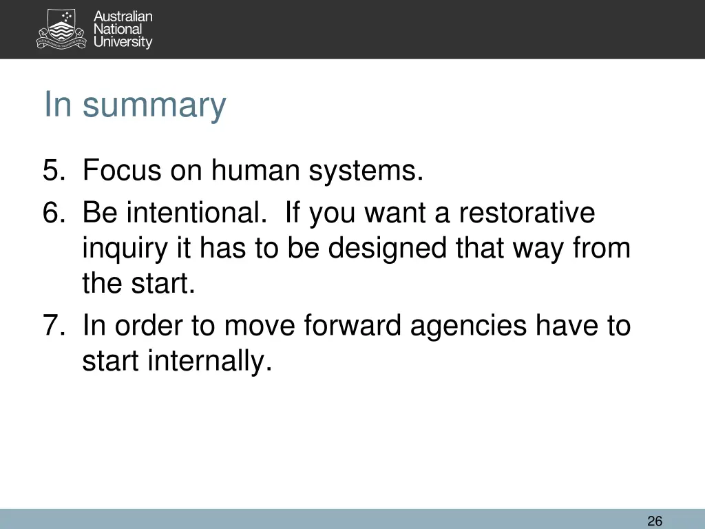 in summary 2