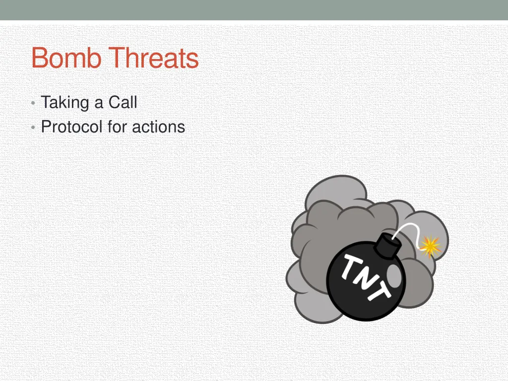 bomb threats