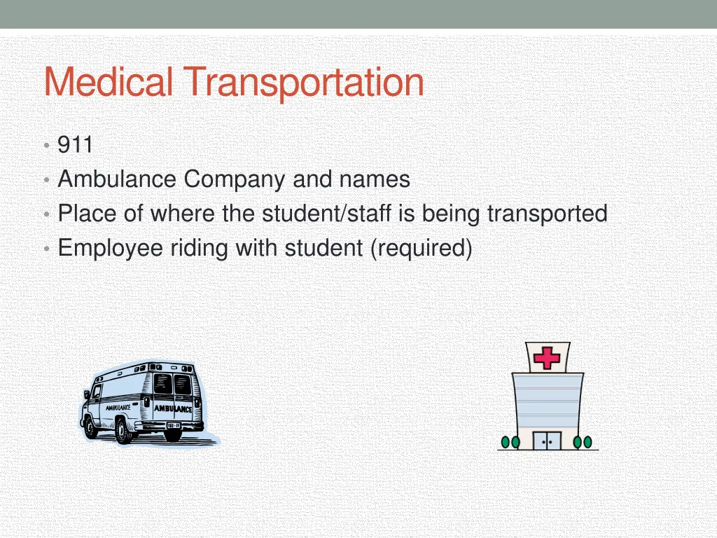 medical transportation