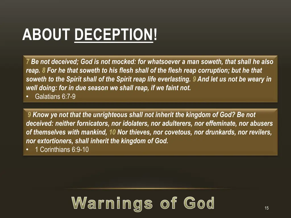 about deception 1