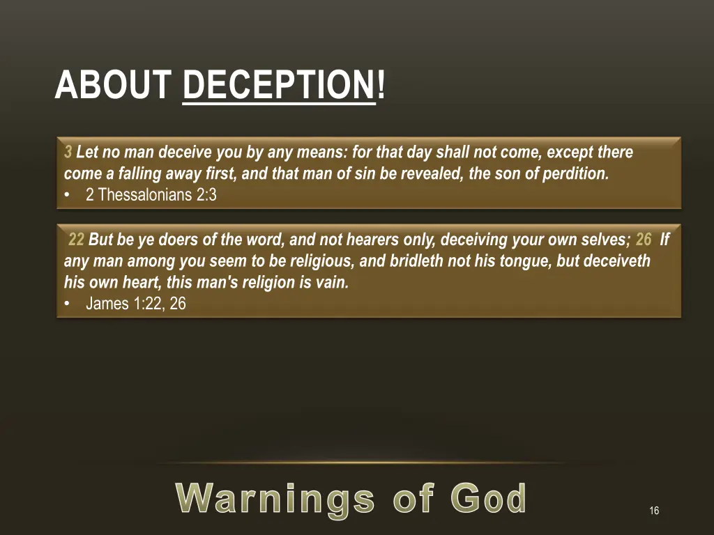 about deception 2