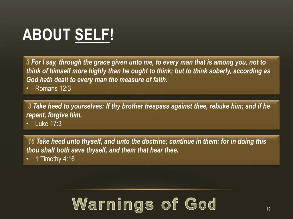 about self