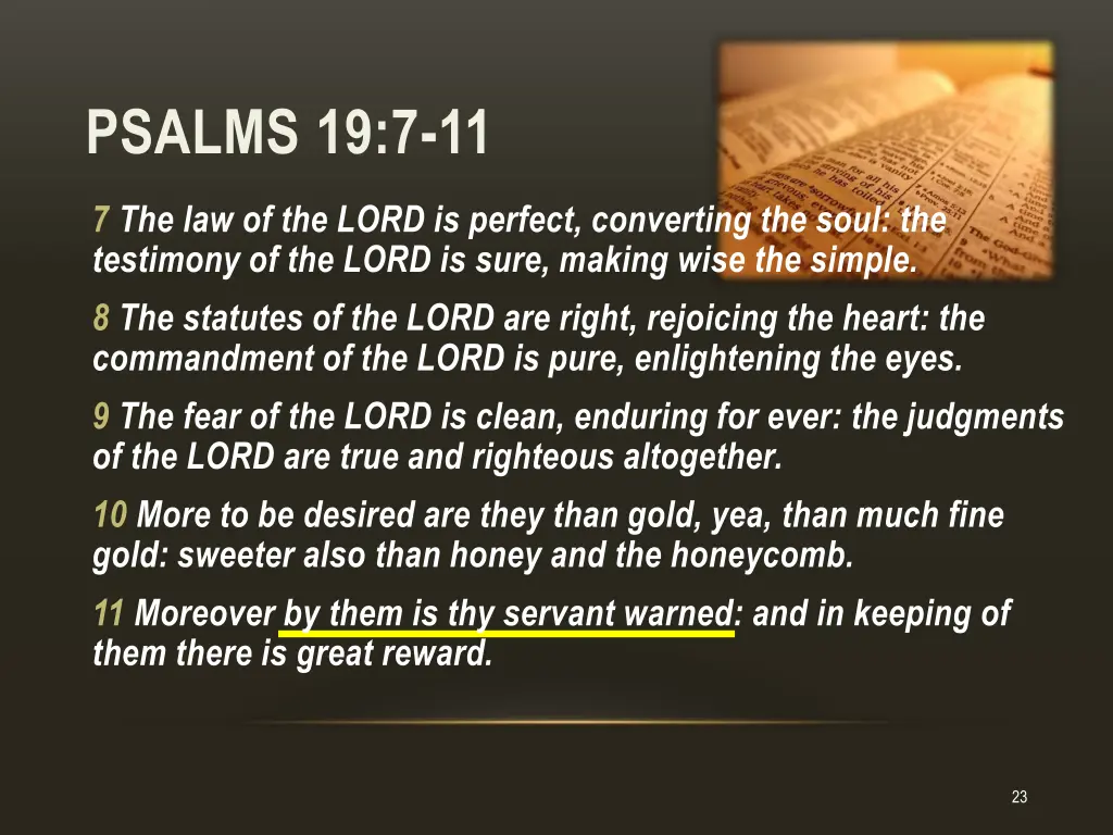 psalms 19 7 11