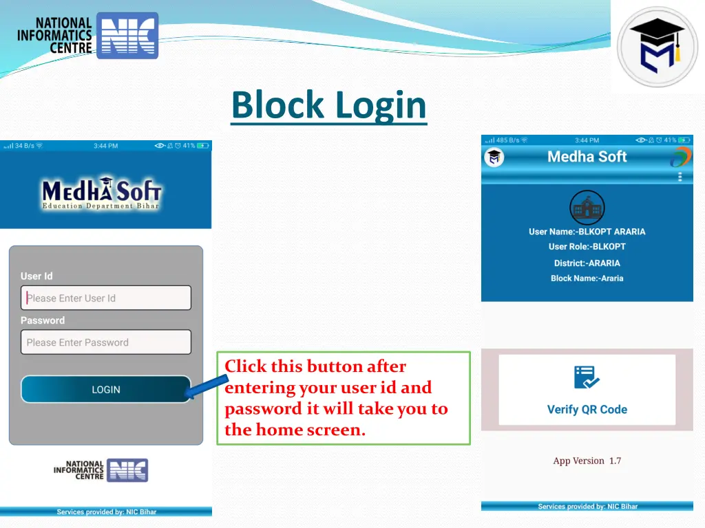 block login