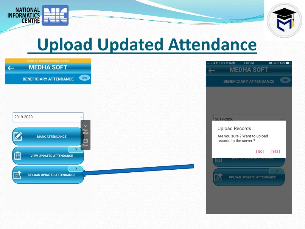 upload updated attendance