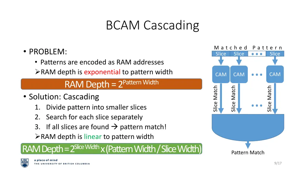 bcam cascading
