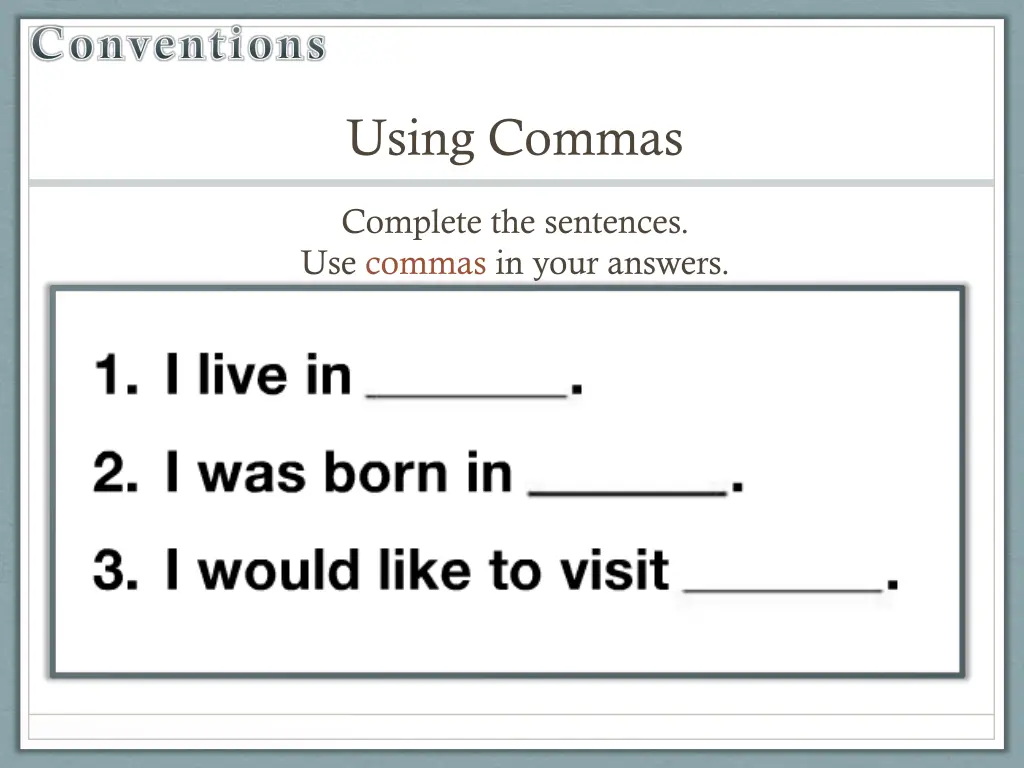 conventions 1