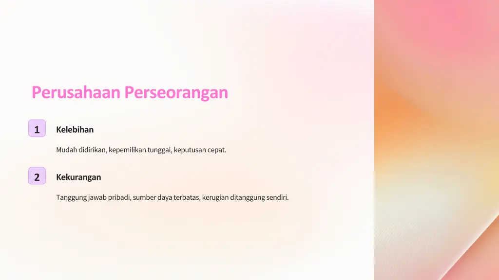 perusahaan perseorangan