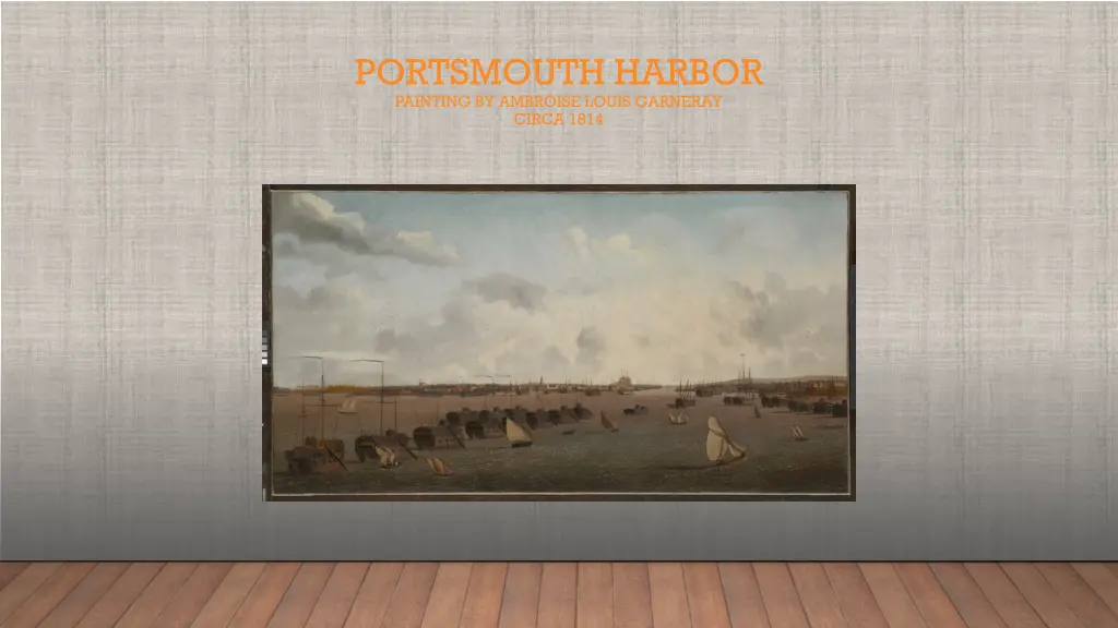 portsmouth harbor painting by ambroise louis