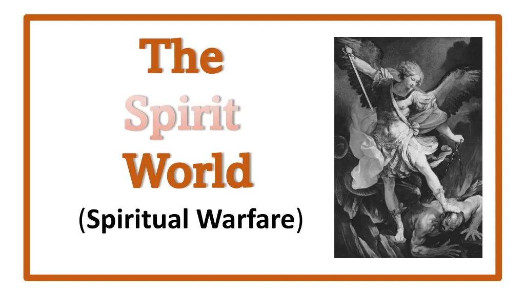 the the spirit spirit world world spiritual