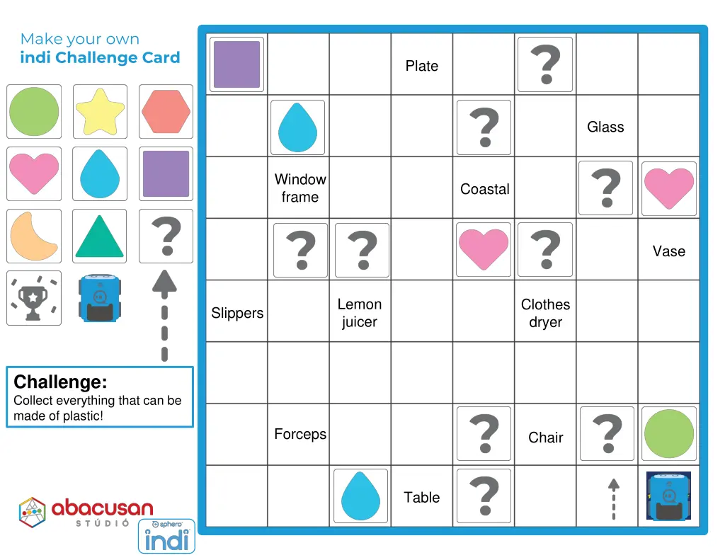 make your own indi challenge card 2