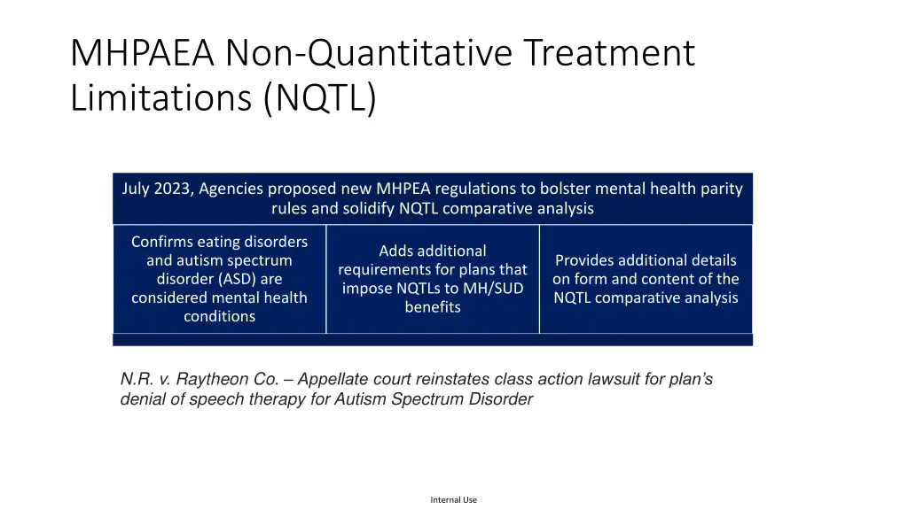 mhpaea non quantitative treatment limitations nqtl 3