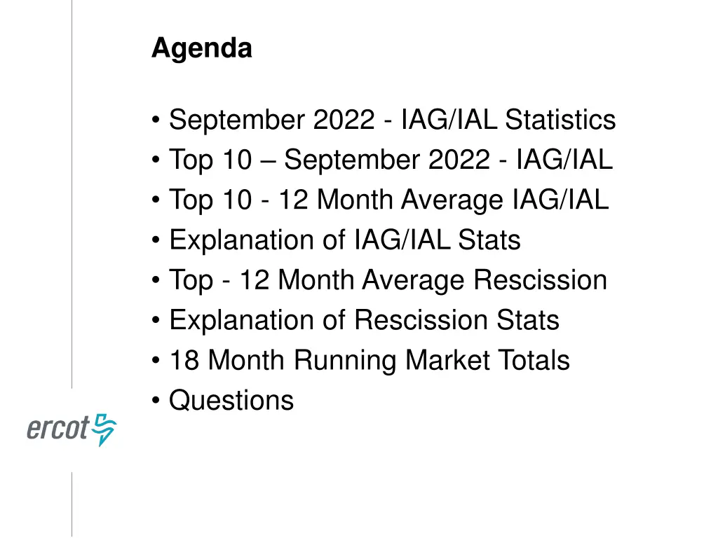 agenda