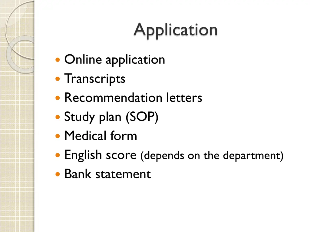 application