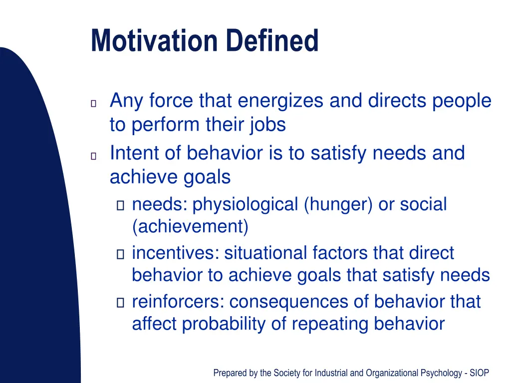 motivation defined