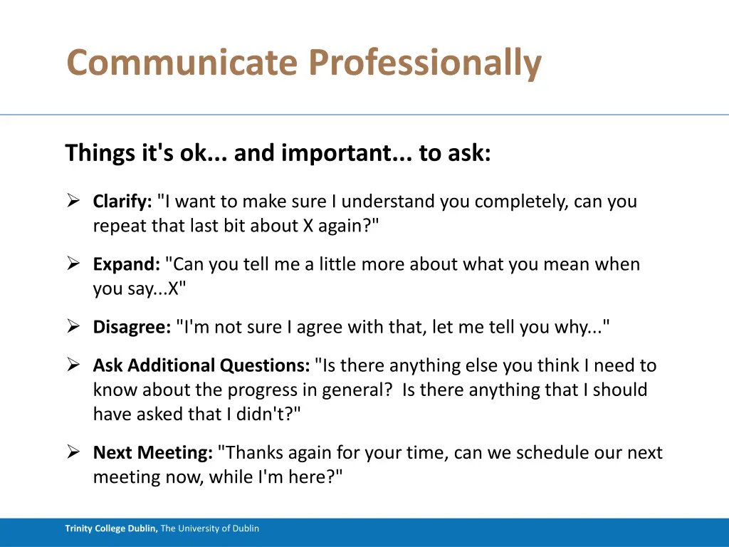 communicate professionally 1