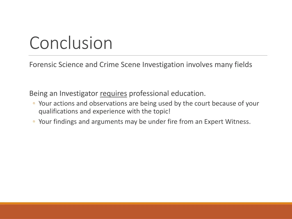 conclusion