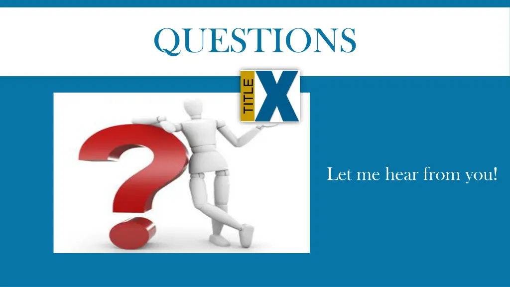 questions