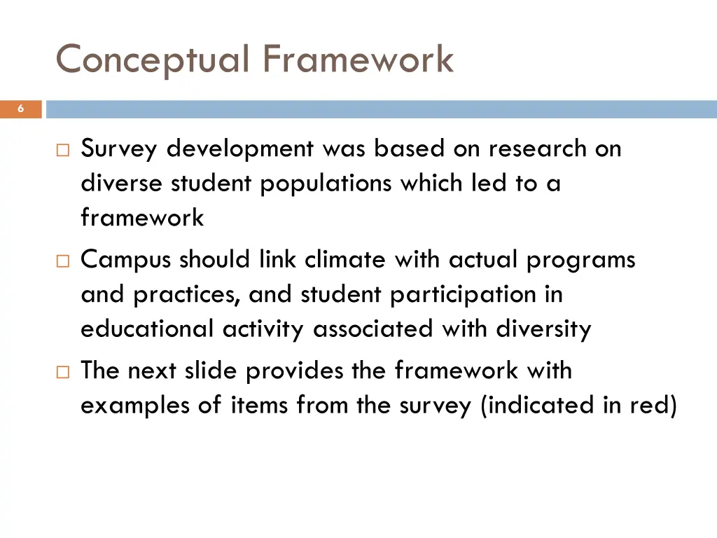 conceptual framework