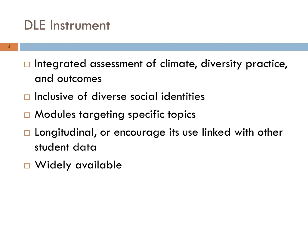 dle instrument