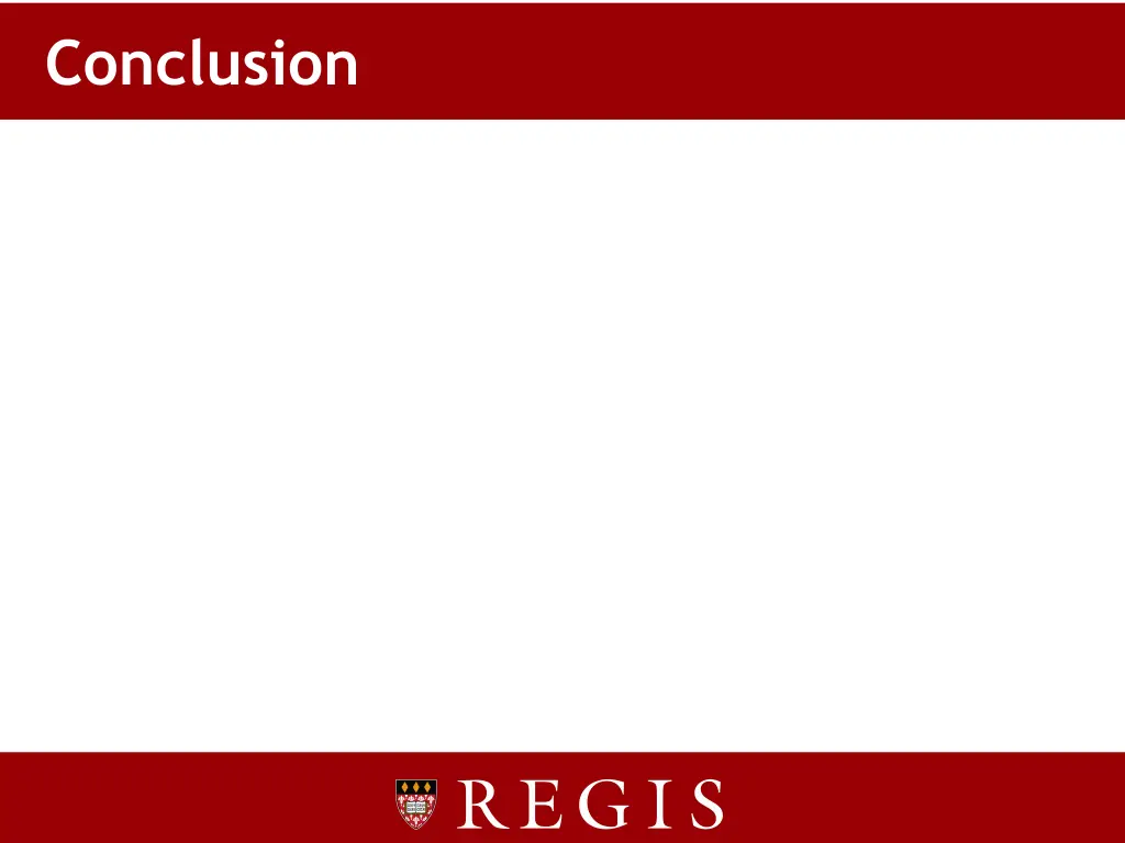 conclusion