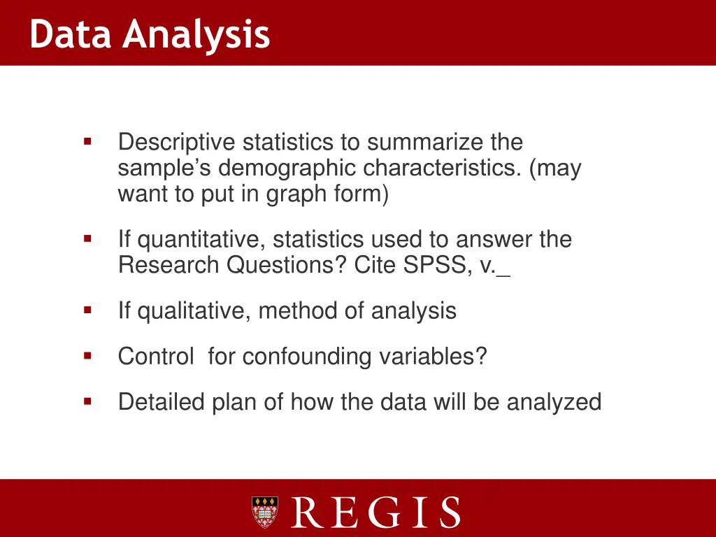 data analysis