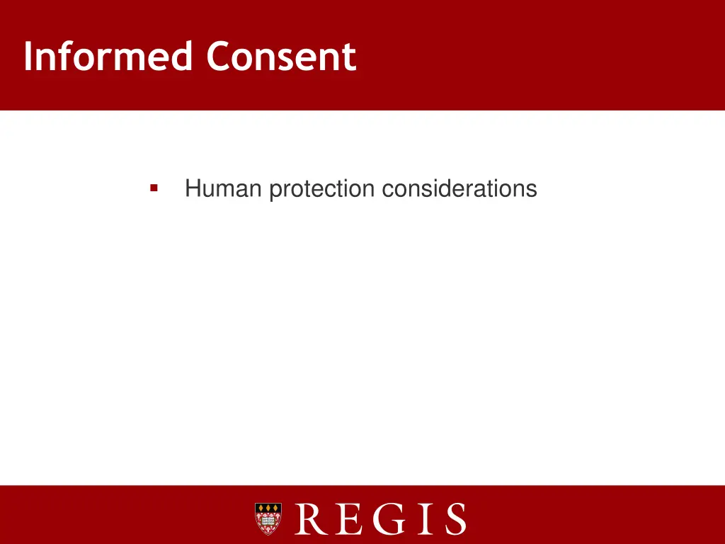 informed consent