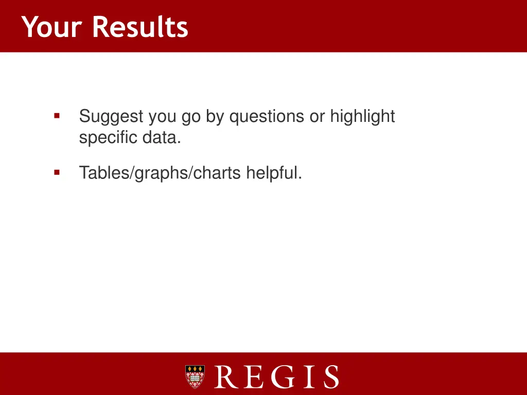 your results