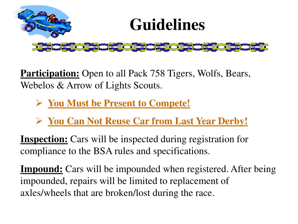 guidelines