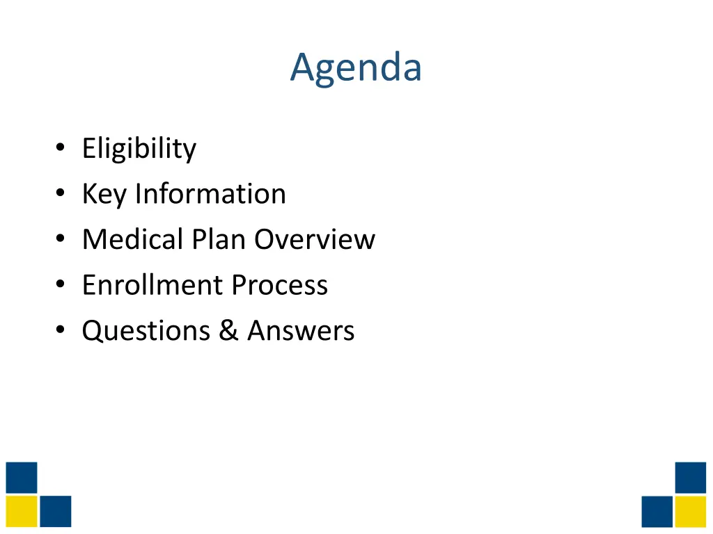 agenda