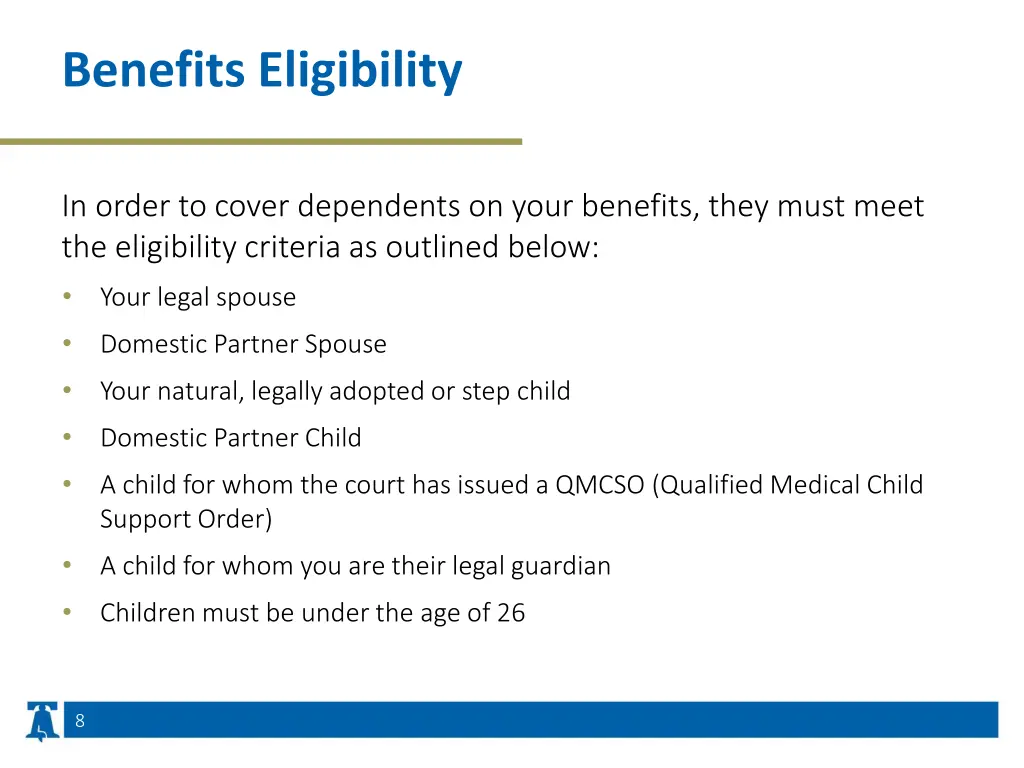 benefits eligibility