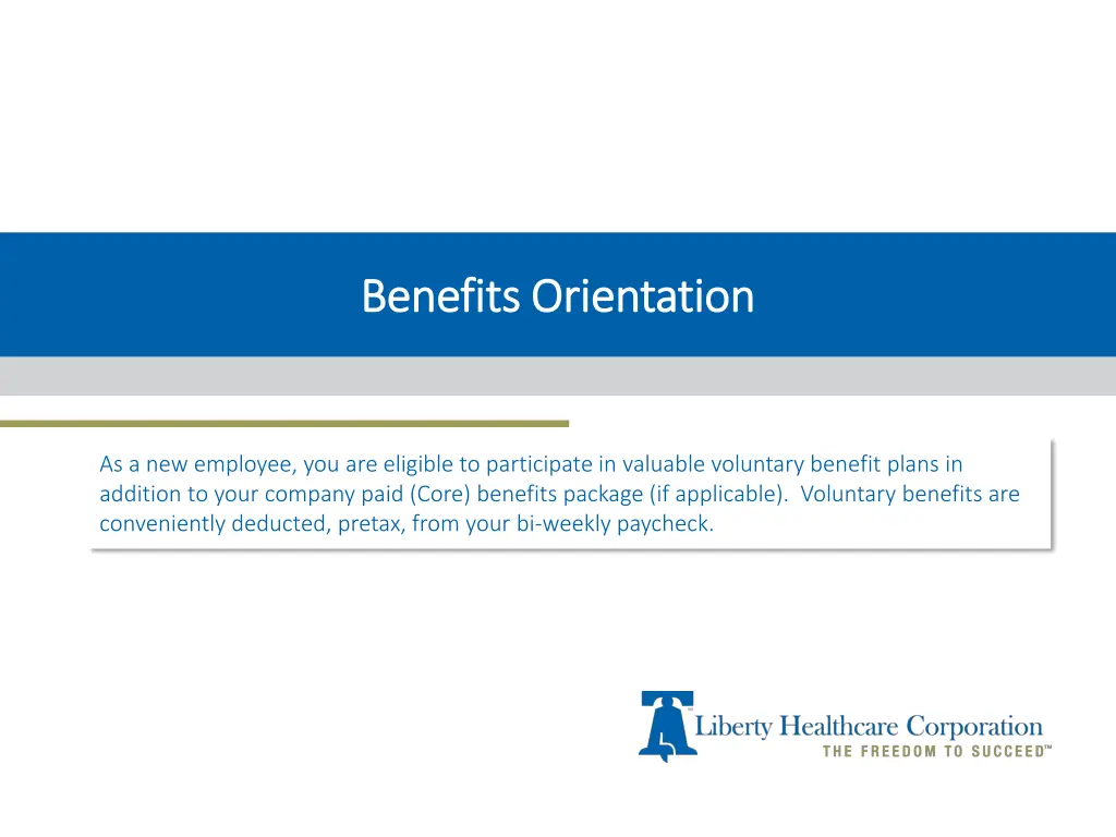 benefits orientation benefits orientation