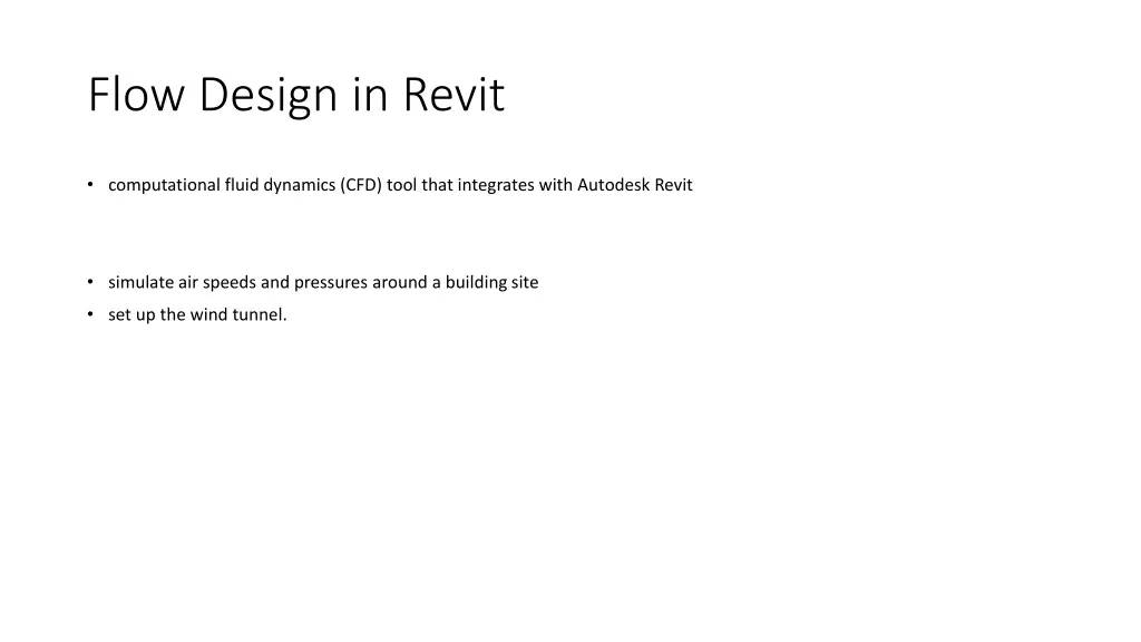 flow design in revit