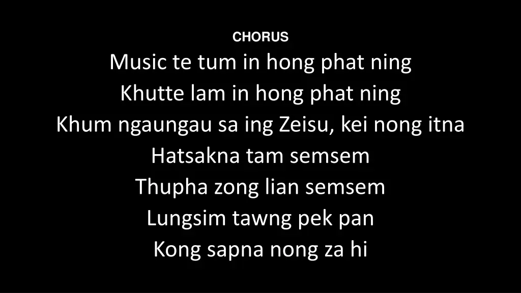 chorus 3