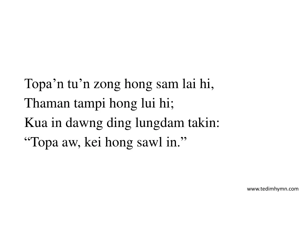 topa n tu n zong hong sam lai hi thaman tampi