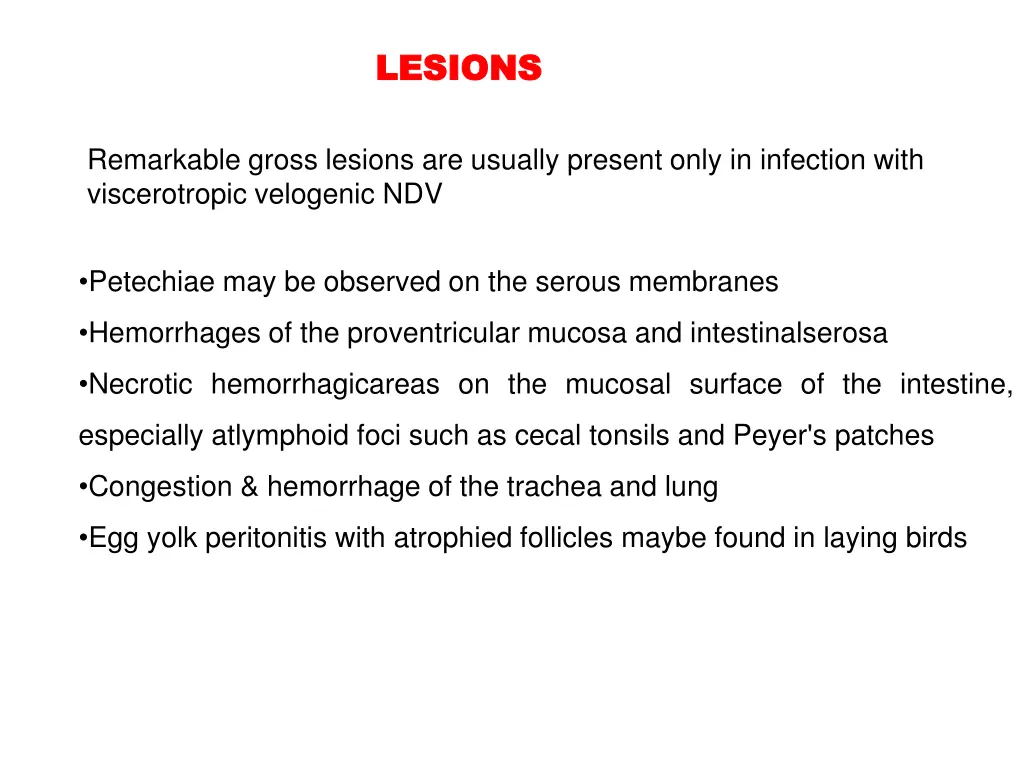 lesions lesions