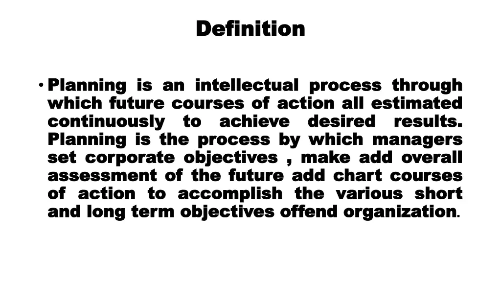 definition definition