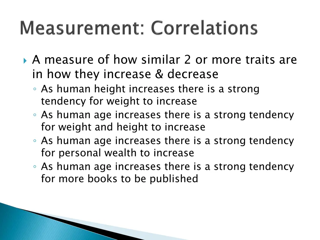 a measure of how similar 2 or more traits
