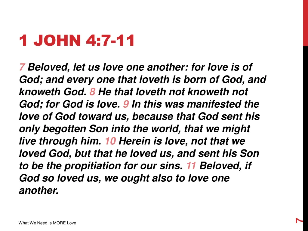 1 john 4 7 11