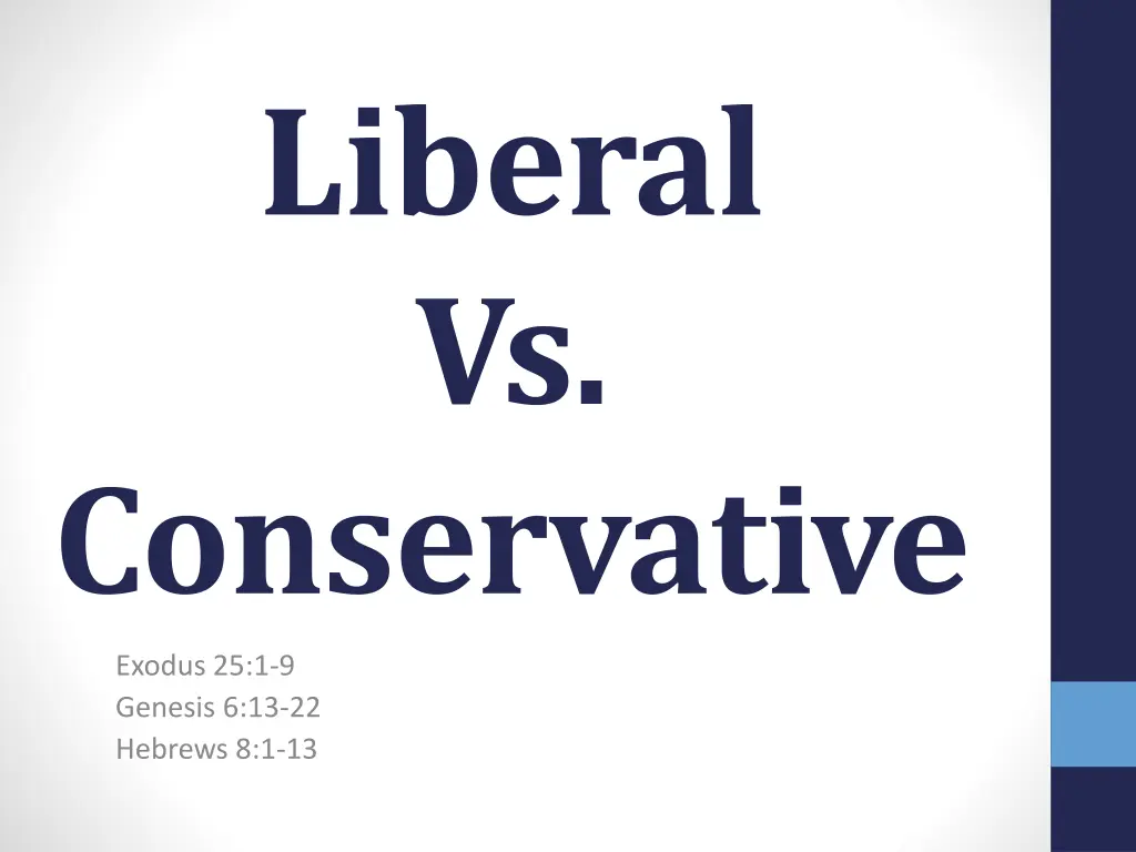 liberal vs conservative