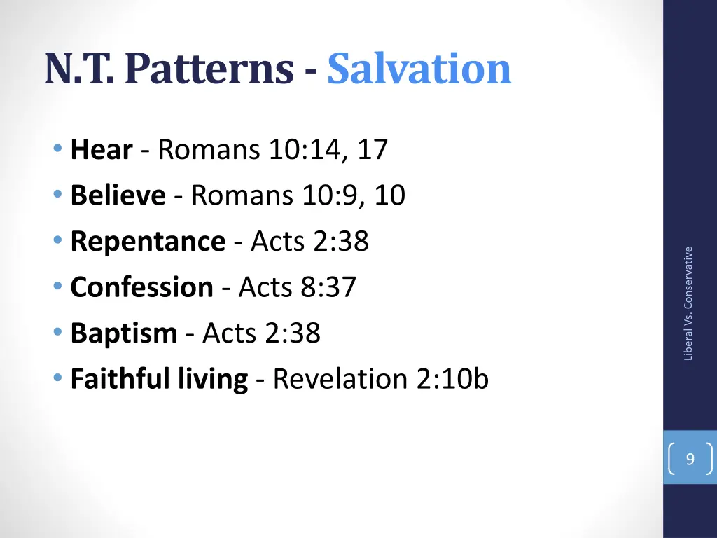 n t patterns salvation
