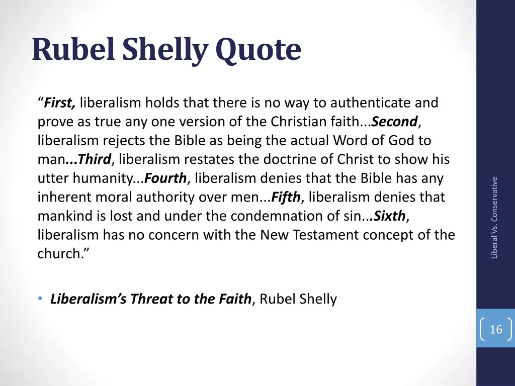 rubel shelly quote