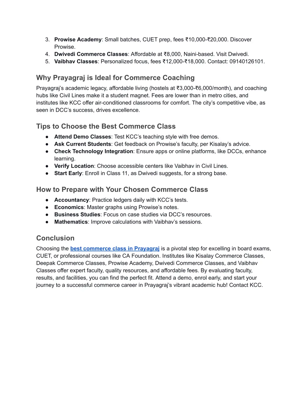 3 prowise academy small batches cuet prep fees