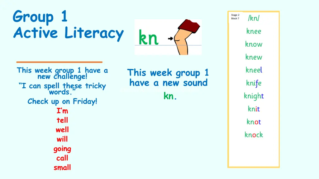 group 1 active literacy