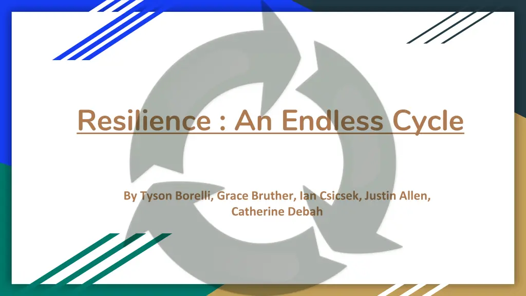 resilience an endless cycle