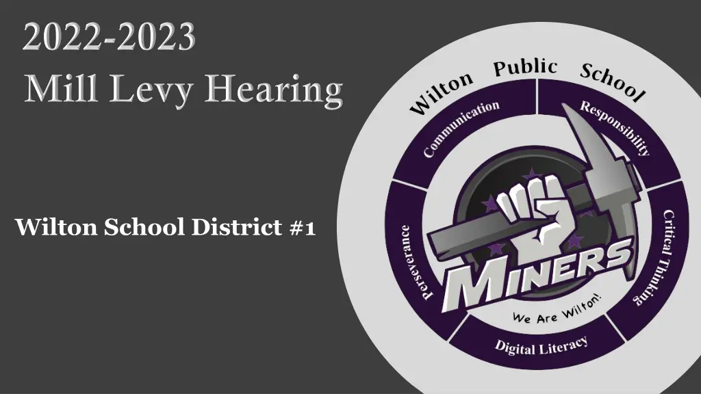 wilton school district 1