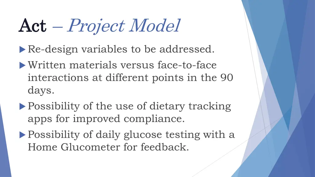 act act project model