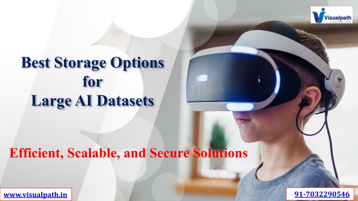 best storage options for large ai datasets