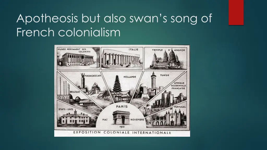 apotheosis but also swan s song of french